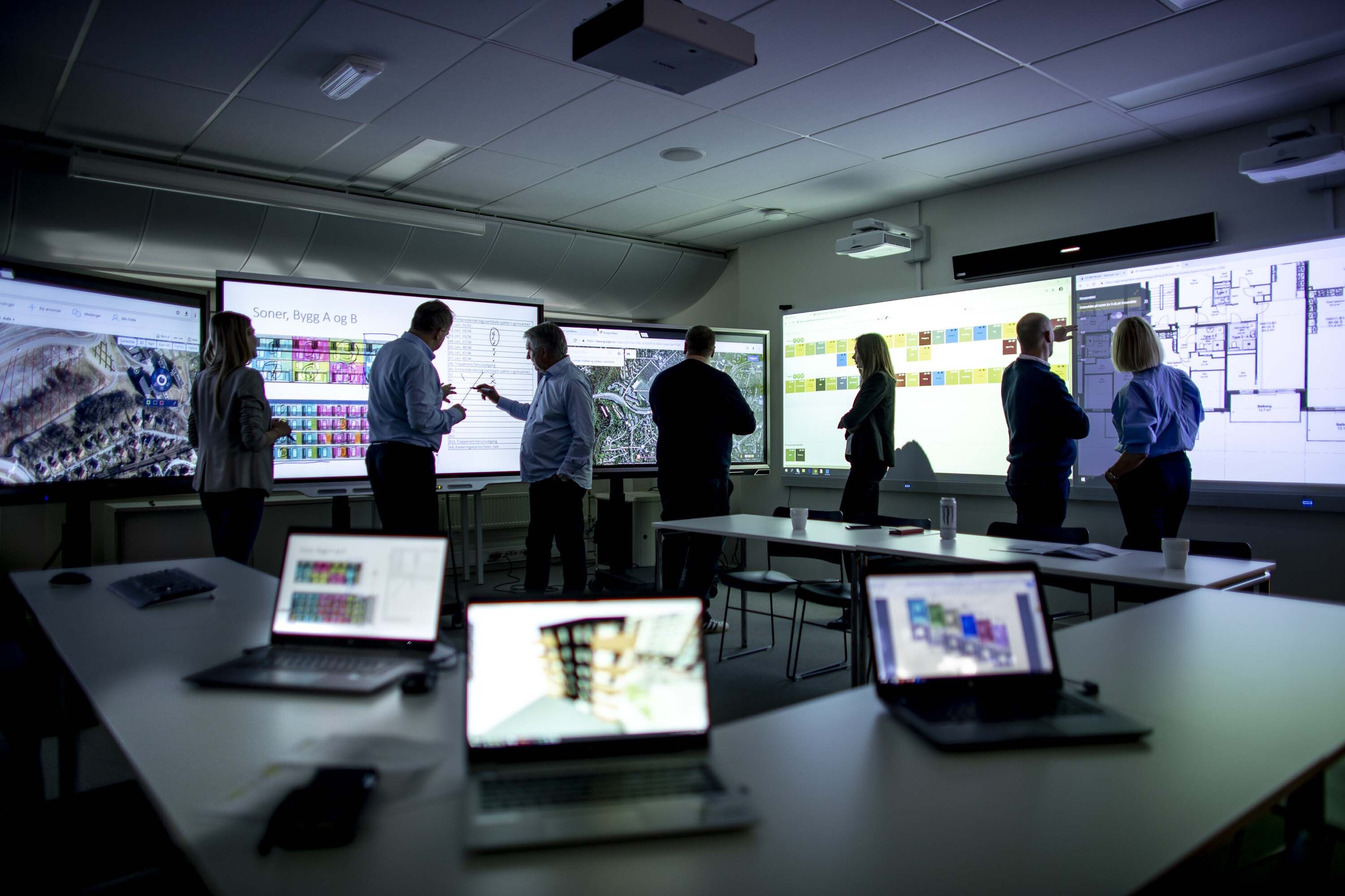 Dashboard satt opp av Lean Communications