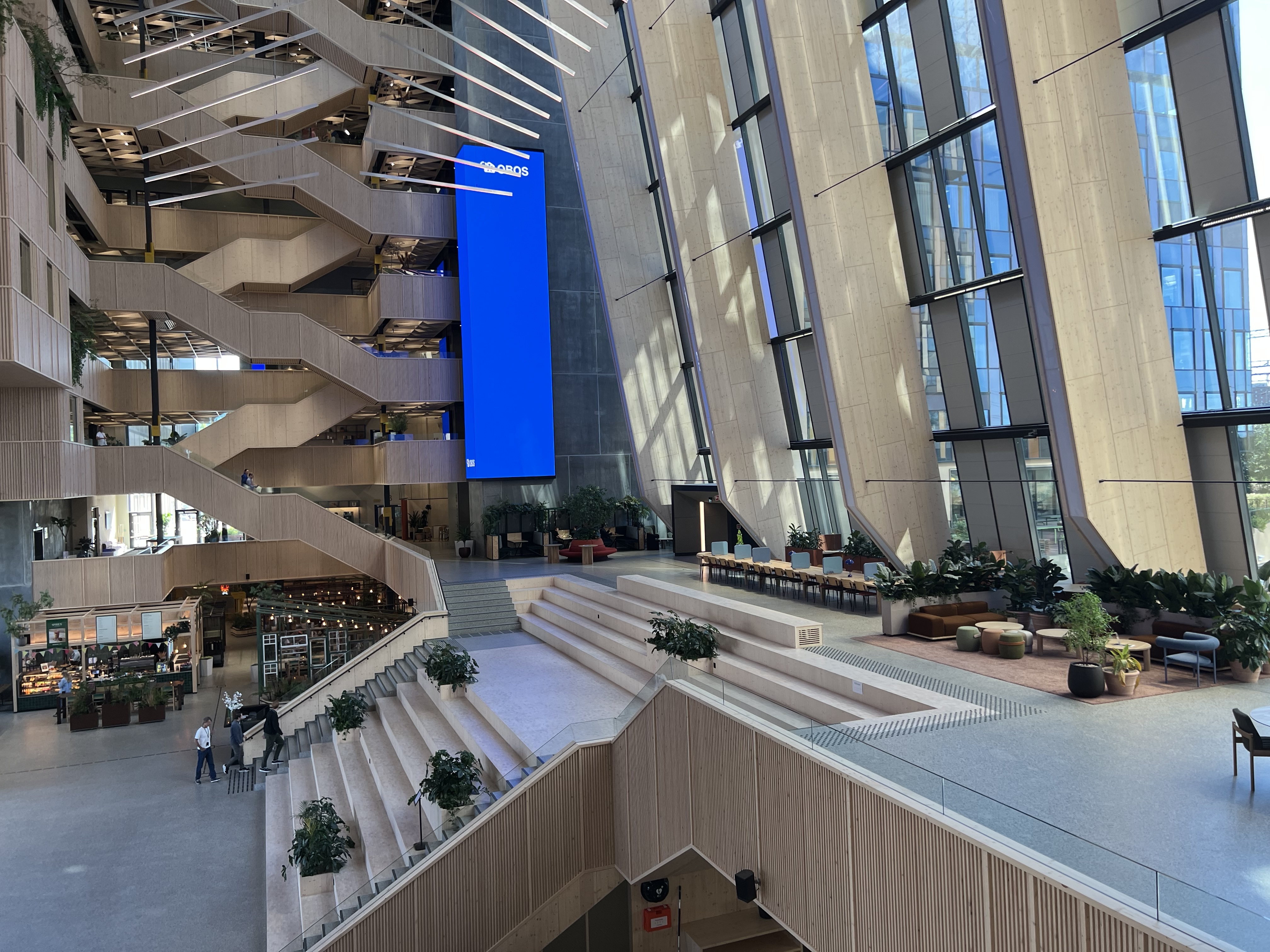 Atriet i Construction City på Ulven i Oslo